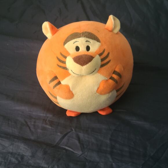 Tigger 2013 TY Beanie Ballz medium Buddy size 8in ball Disney Cat - Picture 1 of 5
